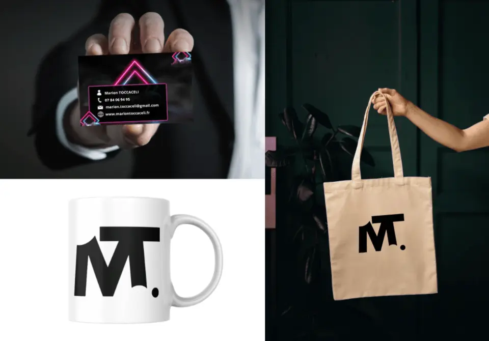 MOCK UP VISUEL COMMUNICATION OBJET PUBLICITAIRE